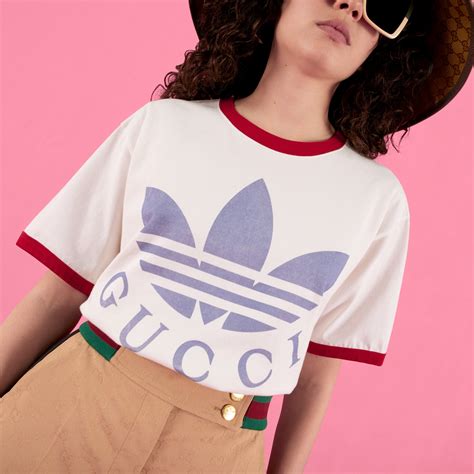 adidas x gucci cotton jersey t-shirt|gucci cotton jersey.